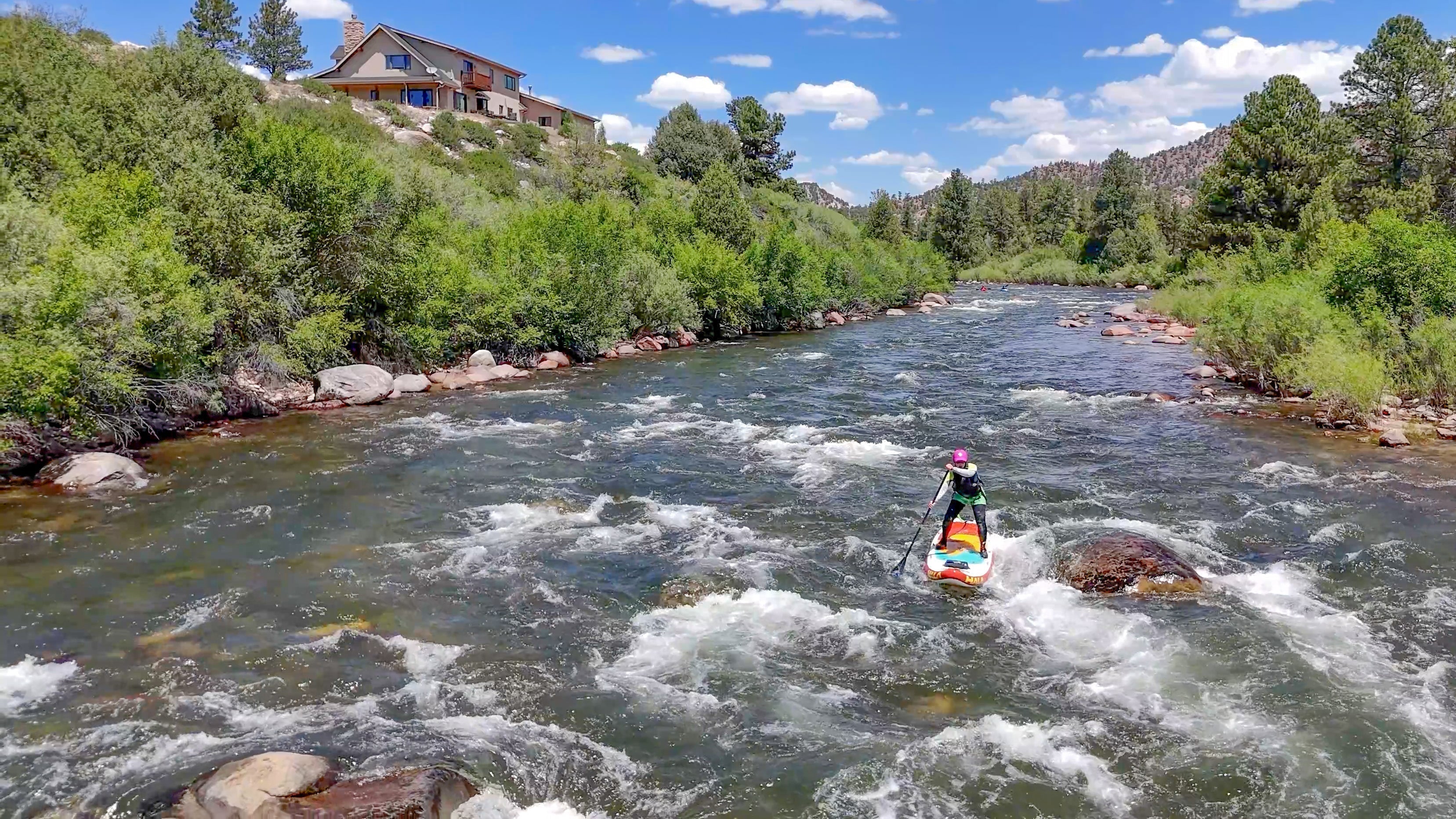 River SUP paddling Browns Canyon — best river paddle boards