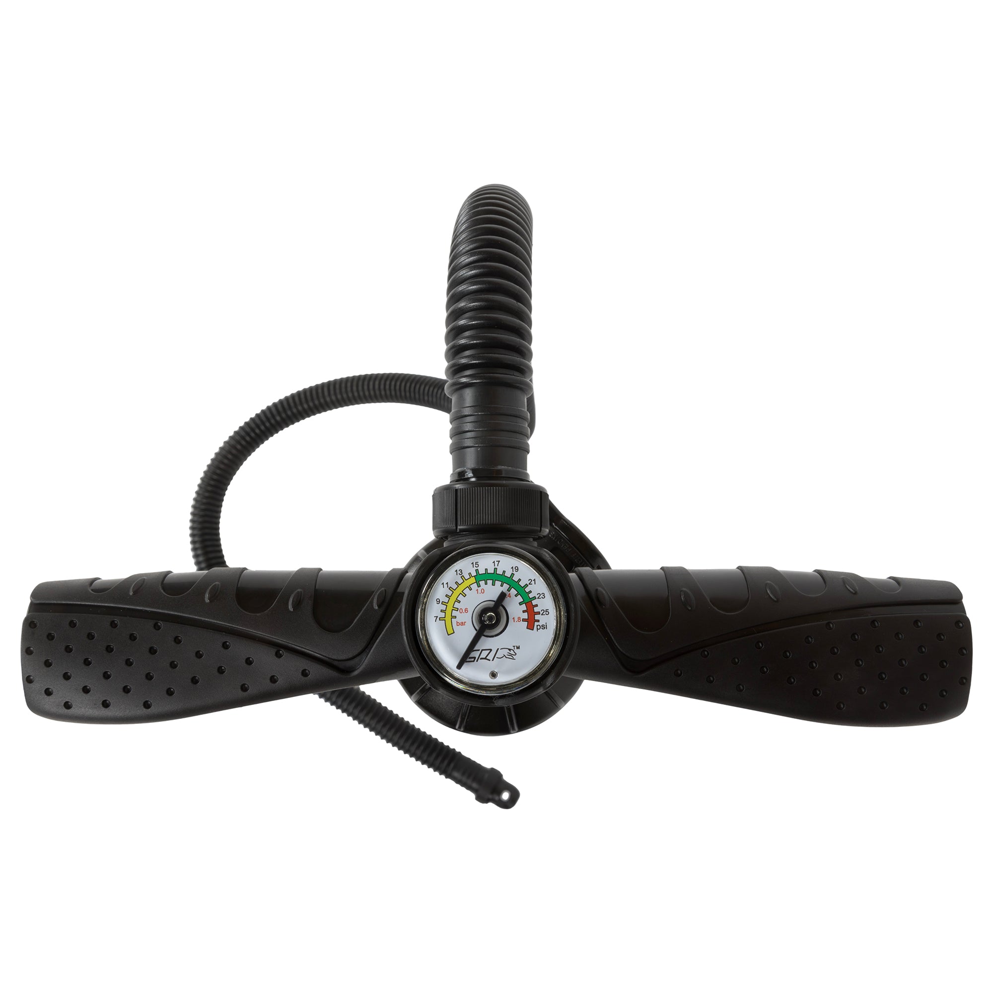 dual action hand pump gauge