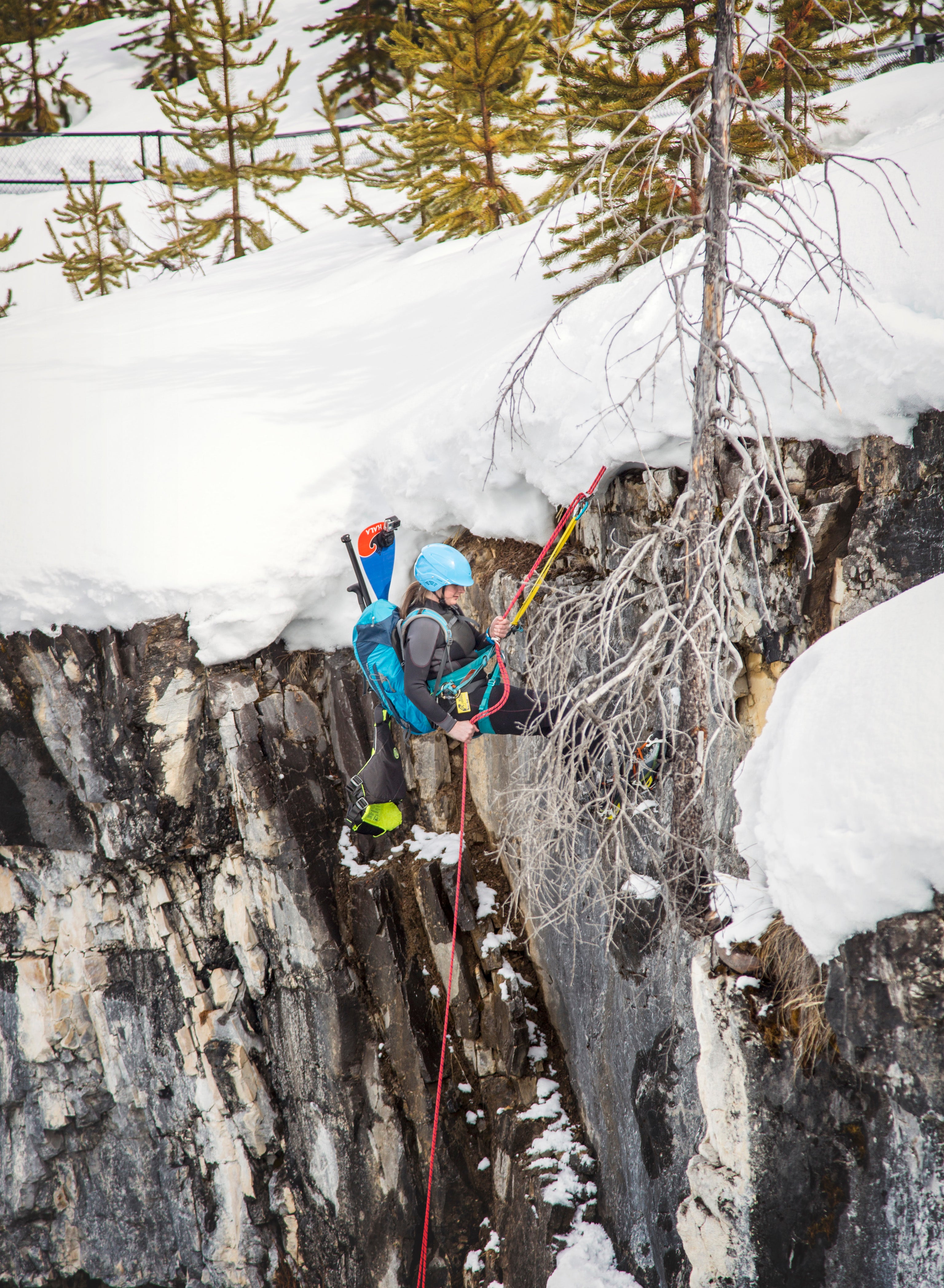 Canyoneering by SUP in the Canadian Rockies
