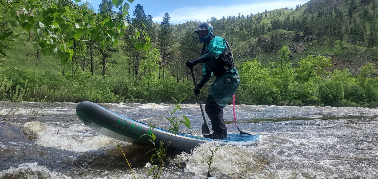 SUP paddling on the Poudre River — paddle sizing guide