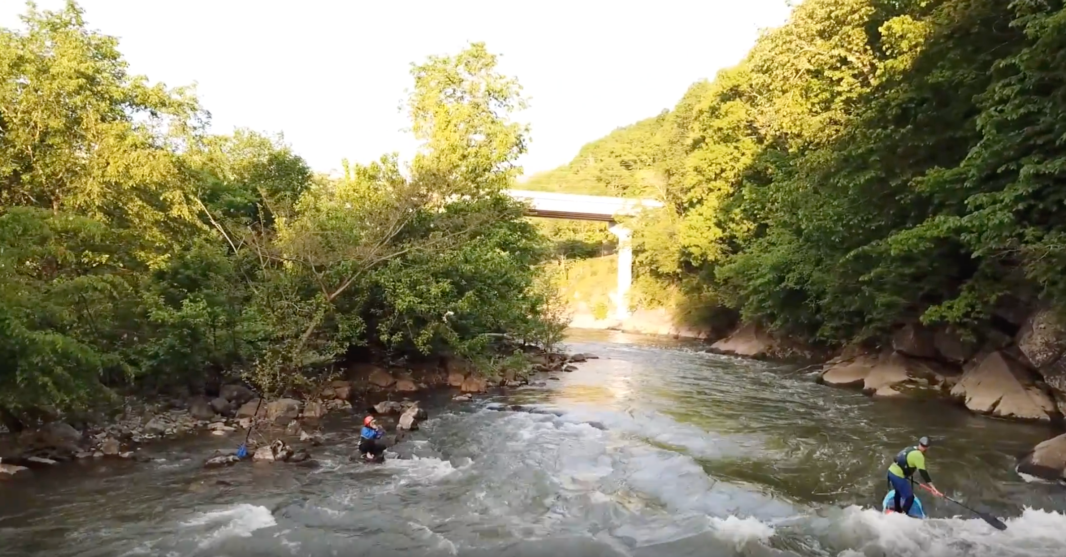 Nolichucky SUP Surfing