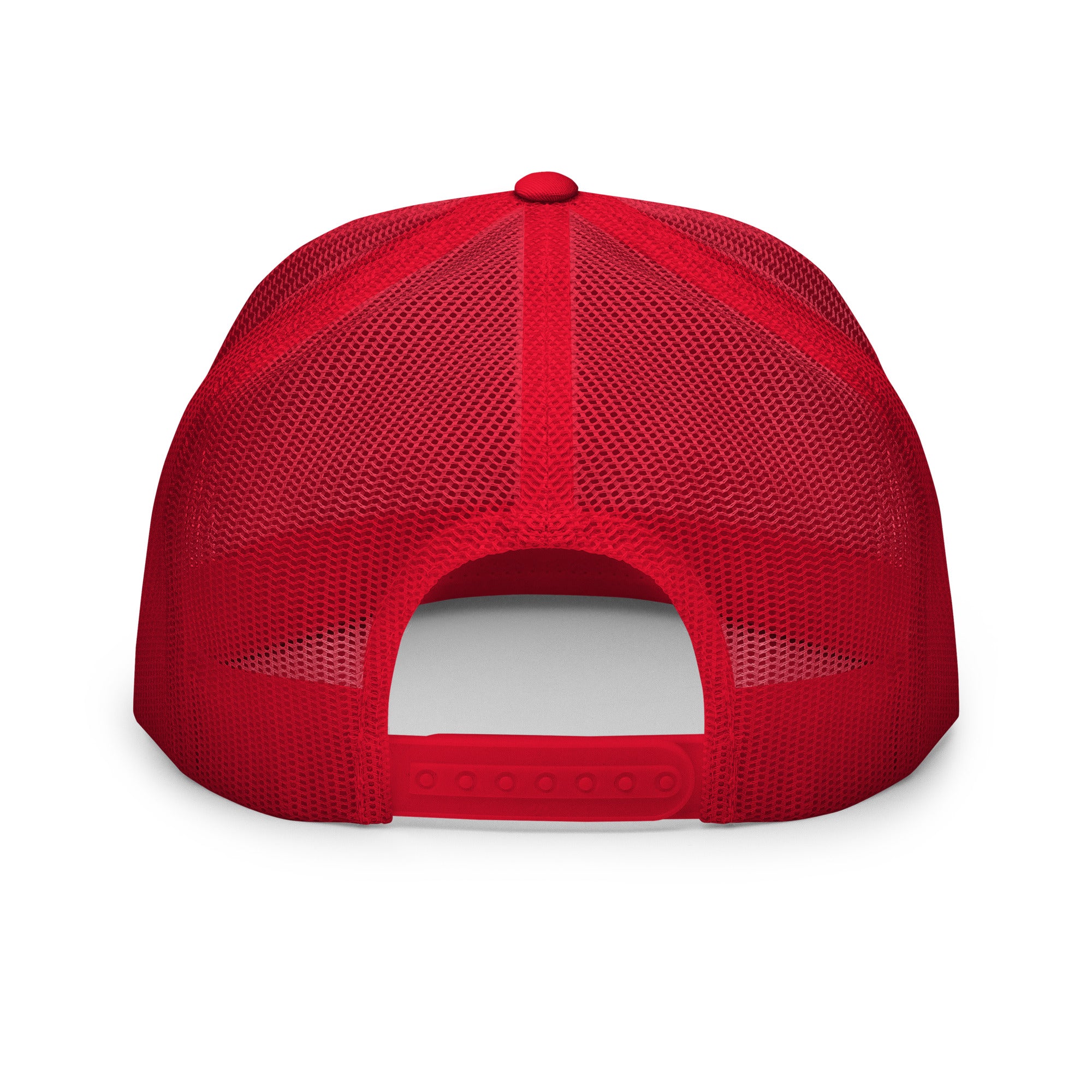 red colorado flag trucker hat back