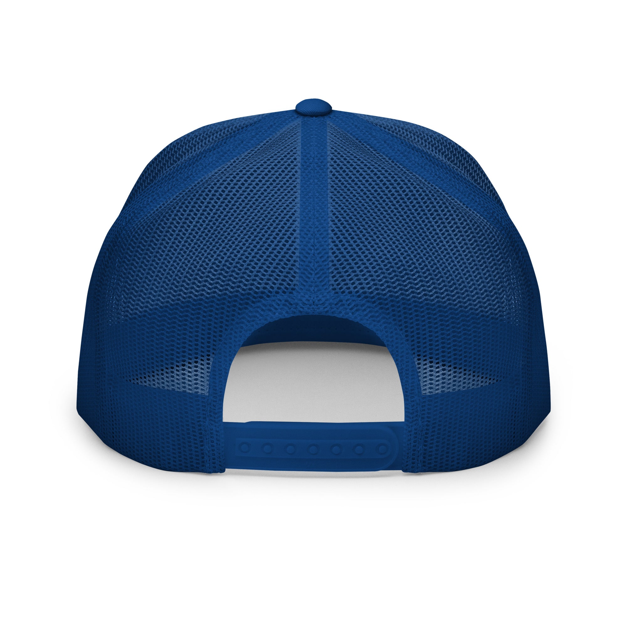 royal blue colorado flag trucker hat back